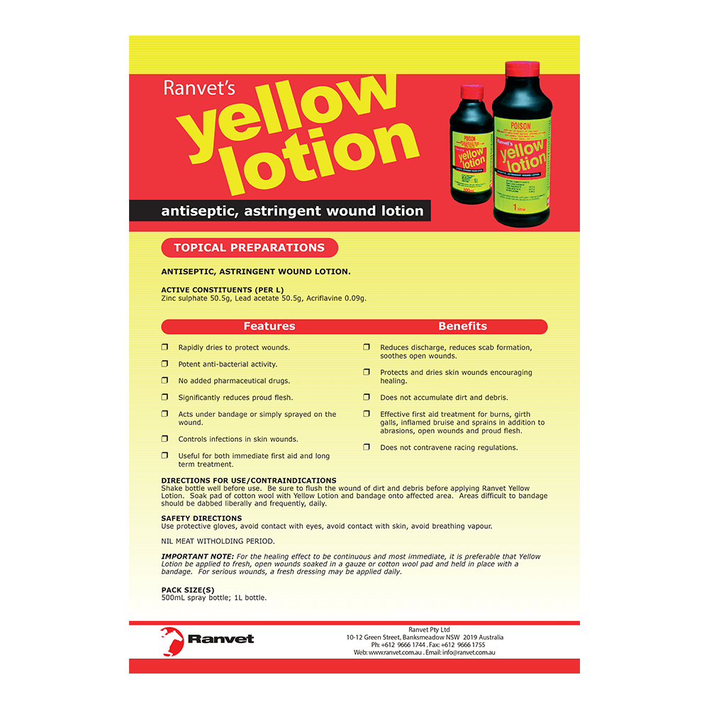 Yellow Lotion Antiseptic