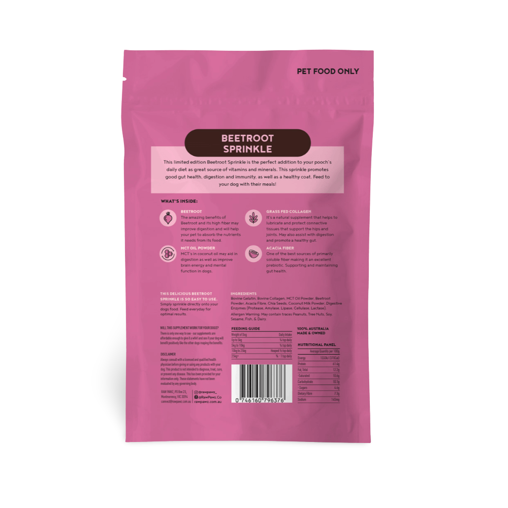 Beetroot Meal Topper For Dogs