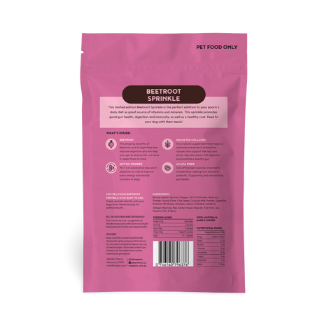 Beetroot Meal Topper For Dogs