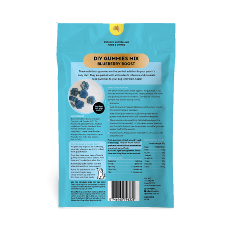 Blueberry Boost Immunity Diy Gummies Dog Treats