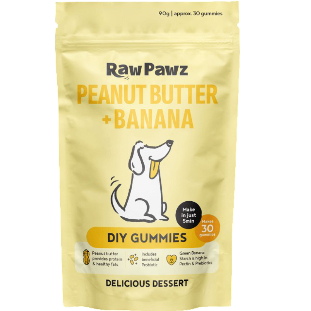 Green Banana Starch And Peanut Butter Diy Gummies Dog Treats