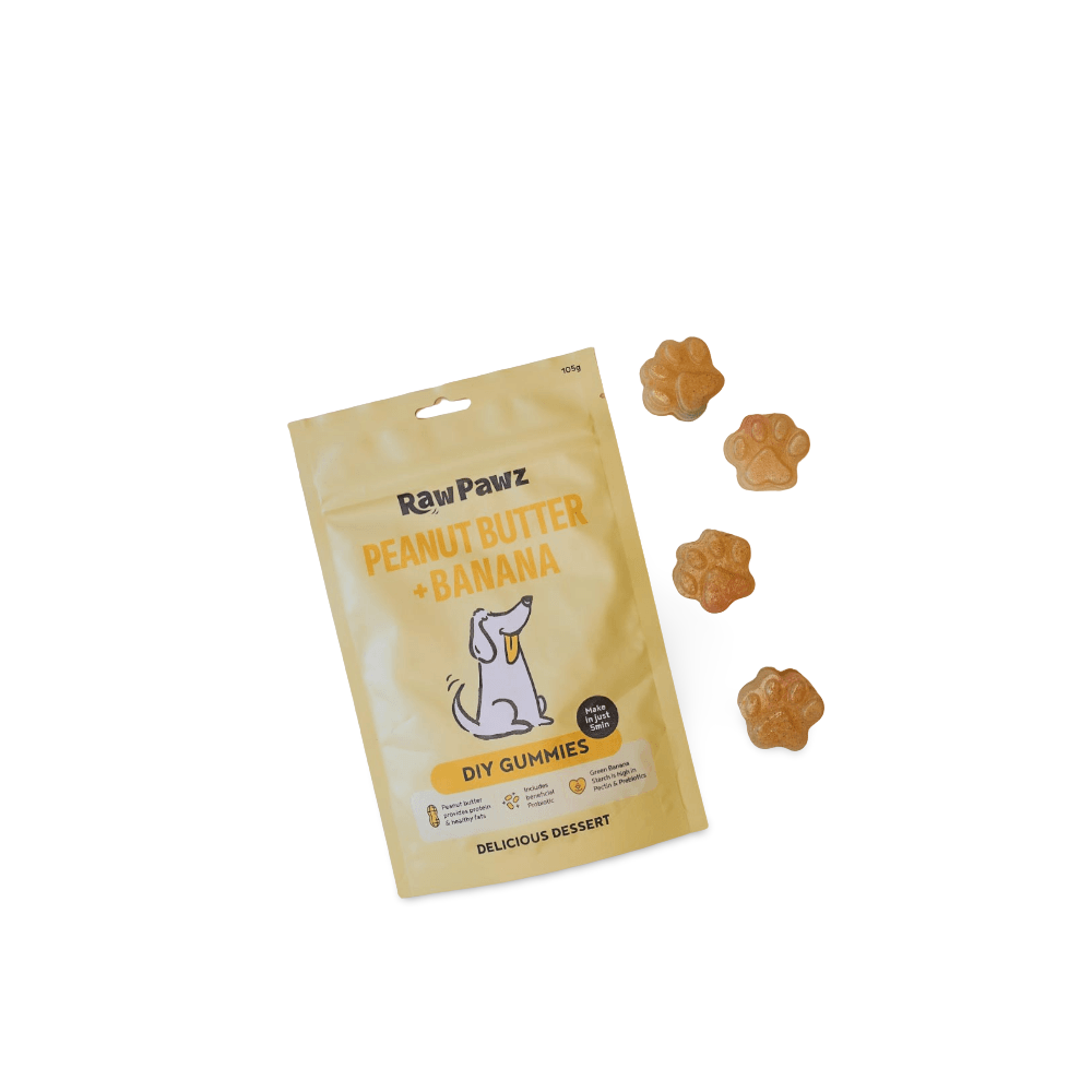 Green Banana Starch And Peanut Butter Diy Gummies Dog Treats