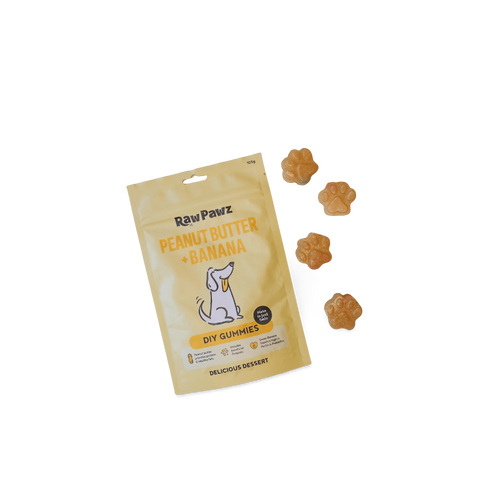 Green Banana Starch And Peanut Butter Diy Gummies Dog Treats