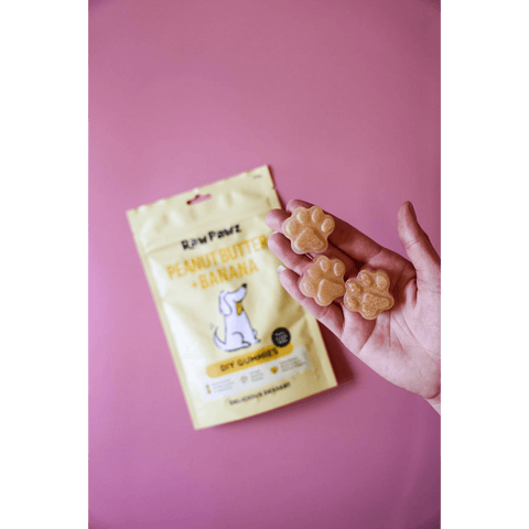 Green Banana Starch And Peanut Butter Diy Gummies Dog Treats