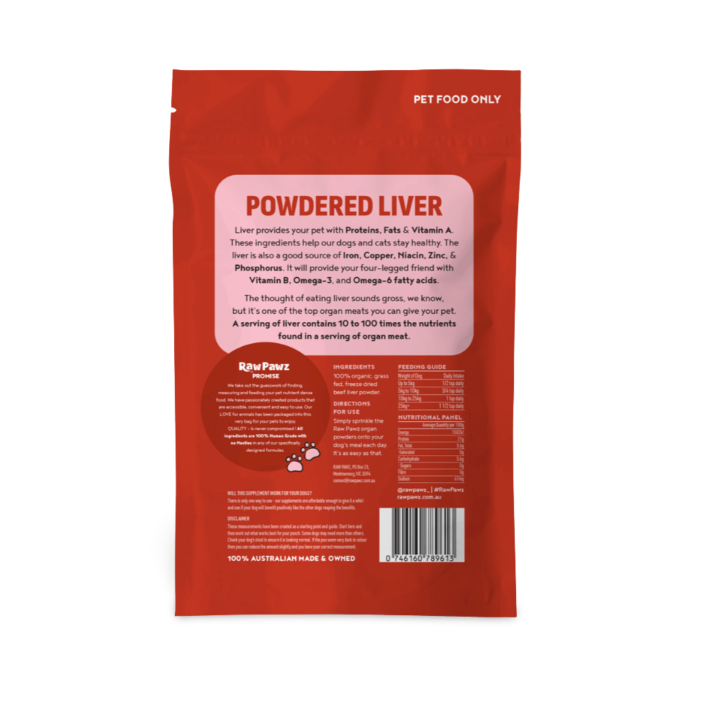 Organic Liver Organ Powder For Dogs
