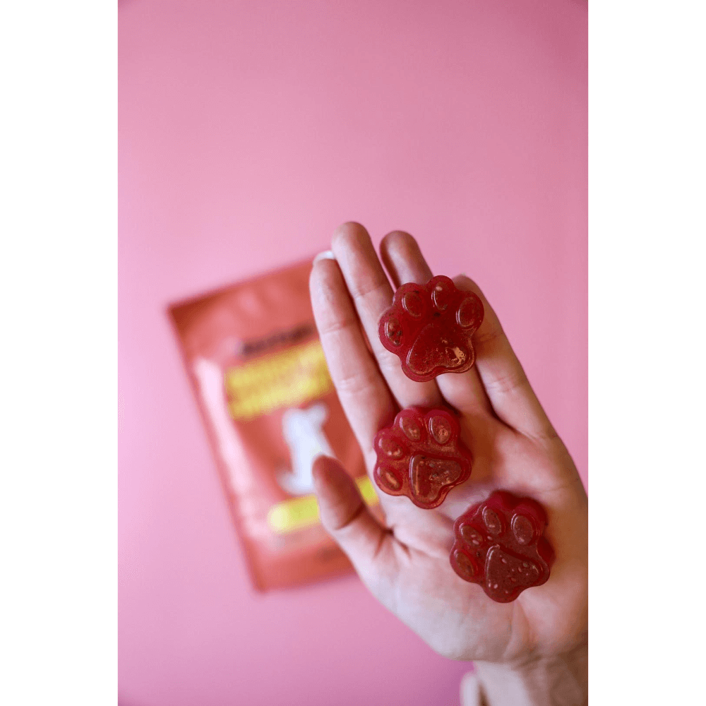 Red Velvet Diy Gummies Dog Treats