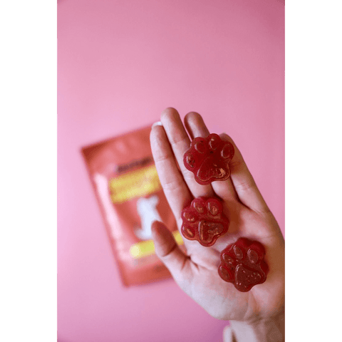 Red Velvet Diy Gummies Dog Treats
