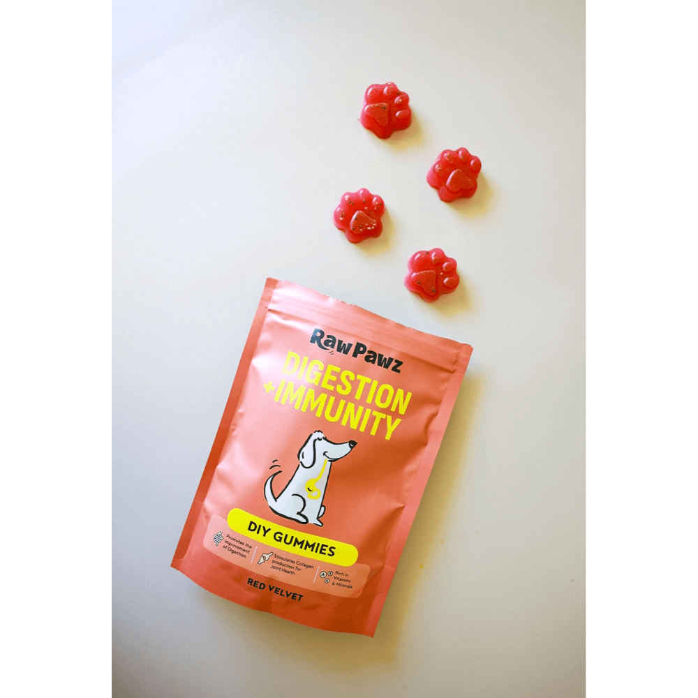 Red Velvet Diy Gummies Dog Treats