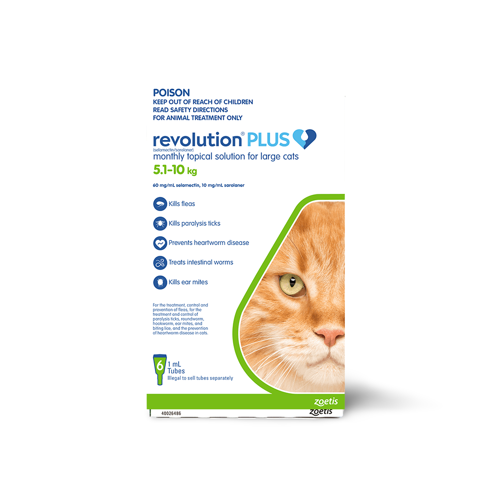 Flea & Worm Spot-On Green Large Cat