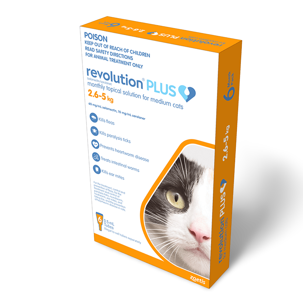 Flea & Tick Spot-On Orange Medium Cat