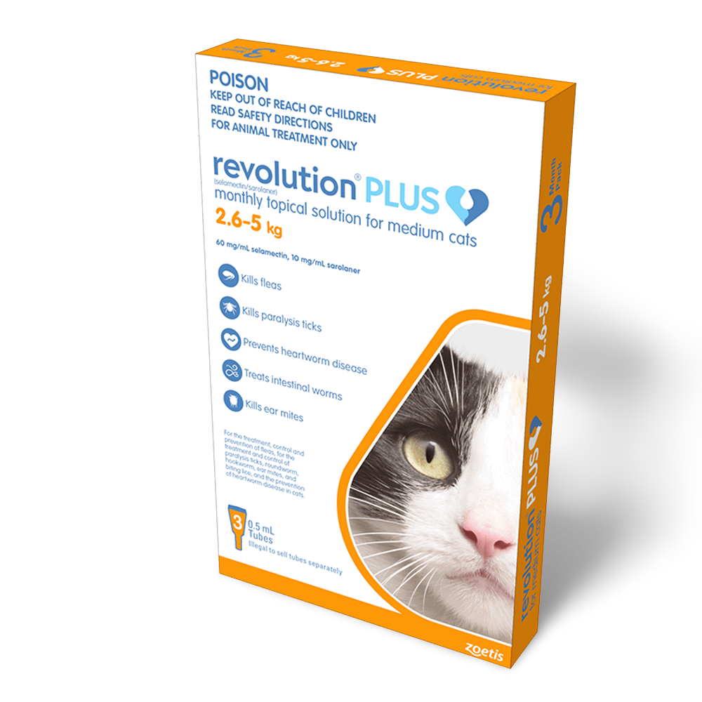 Flea & Tick Spot-On Orange Medium Cat