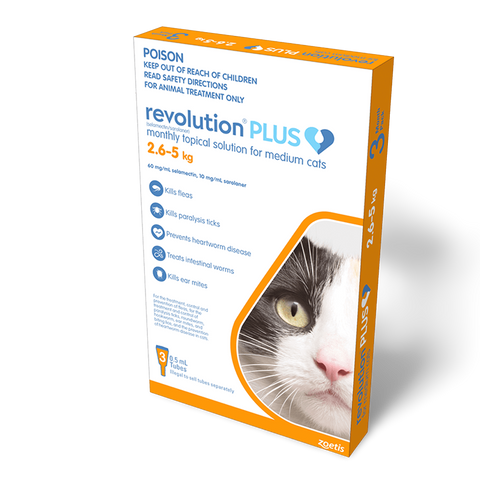 Flea & Tick Spot-On Orange Medium Cat