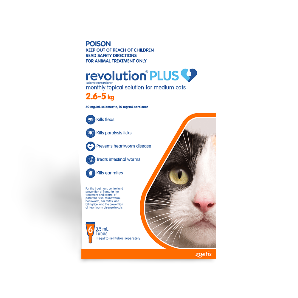Flea & Tick Spot-On Orange Medium Cat