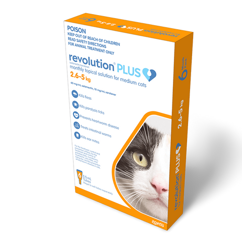 Flea & Tick Spot-On Orange Medium Cat