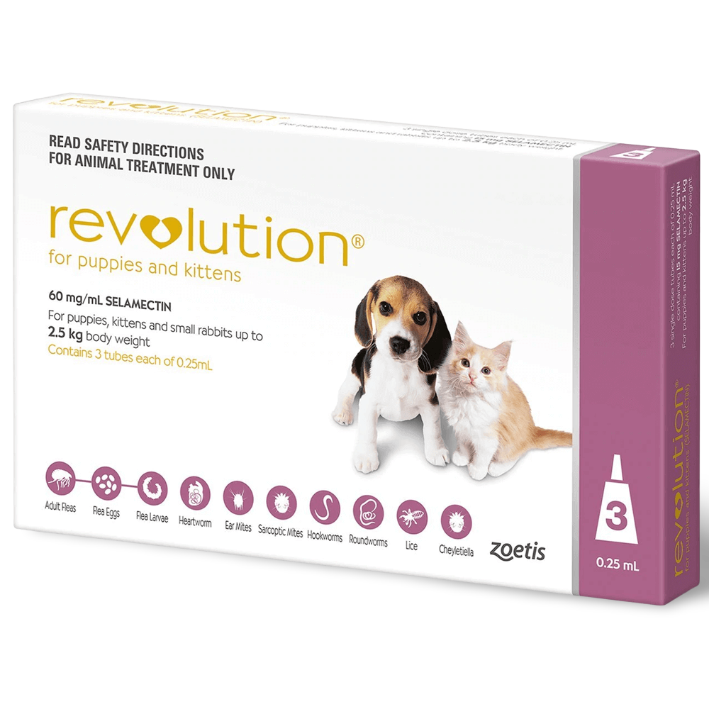 Puppy Kitten Flea & Worm Spot-On Pink