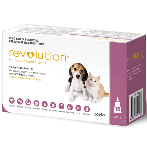 Puppy Kitten Flea & Worm Spot-On Pink