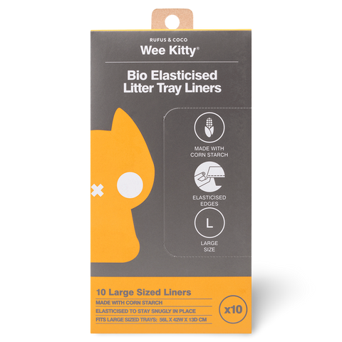 Wee Kitty Bio Elasticised Litter Tray Liners