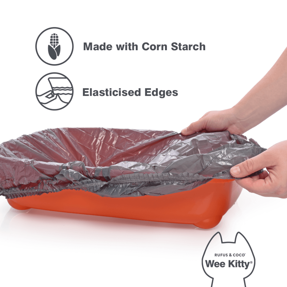 Wee Kitty Bio Elasticised Litter Tray Liners