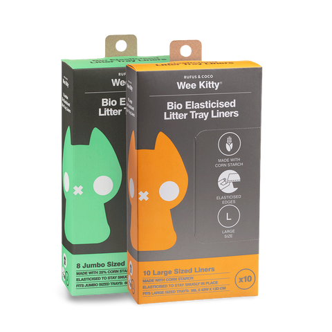 Wee Kitty Bio Elasticised Litter Tray Liners