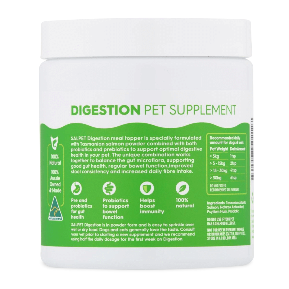 Digestion Tasmanian Salmon Meal Topper For Dogs And Cats