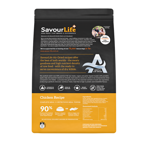 Air Dried Chicken Recipe Adult Dry Dog Food