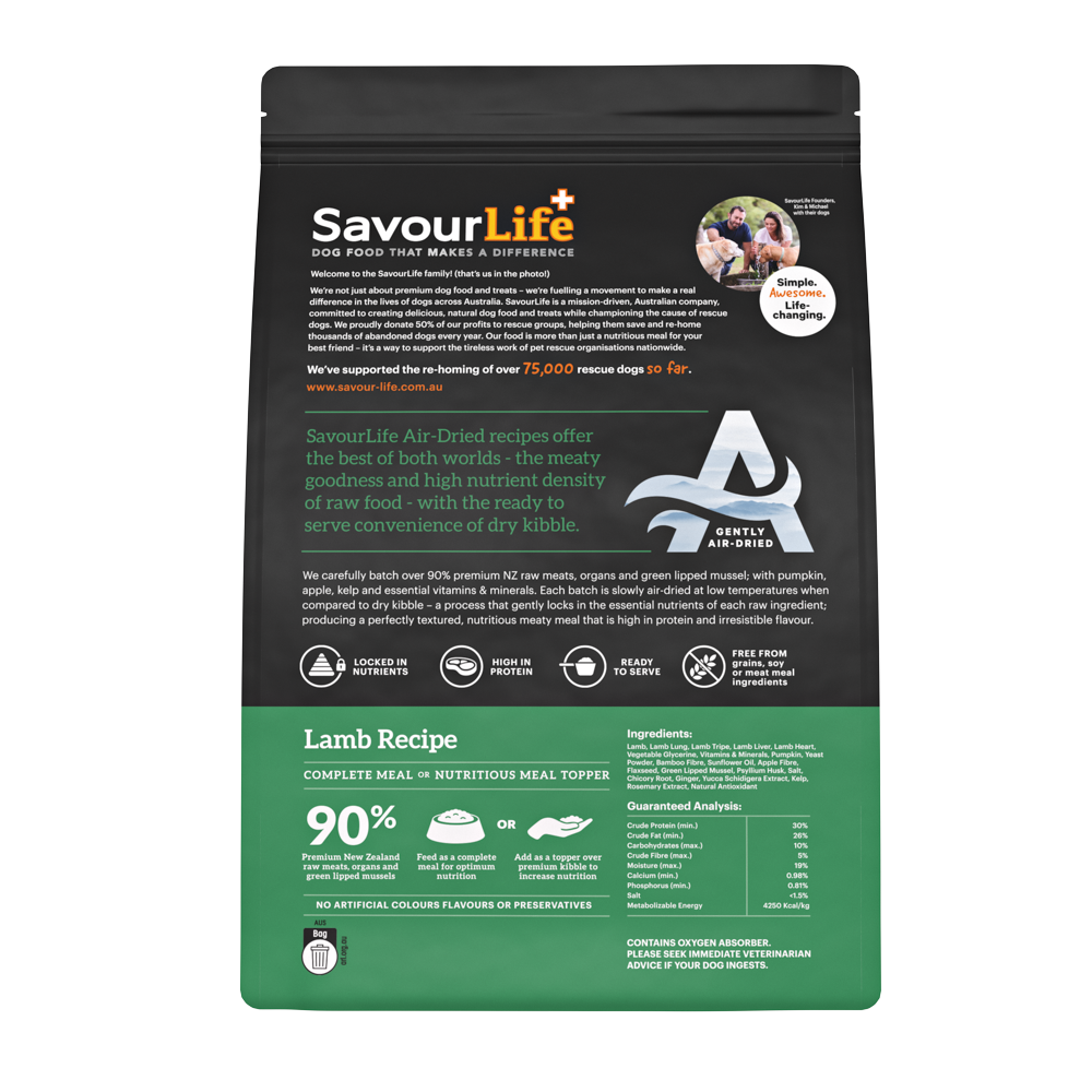 Air Dried Lamb Recipe Lamb Adult Dog Food