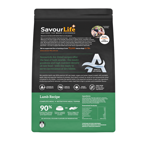 Air Dried Lamb Recipe Lamb Adult Dog Food