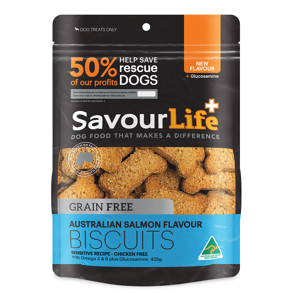 Australian Salmon Flavour Grain Free Biscuit Dog Treats