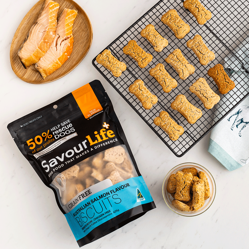 Australian Salmon Flavour Grain Free Biscuit Dog Treats