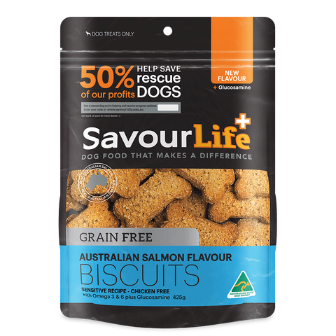 Australian Salmon Flavour Grain Free Biscuit Dog Treats