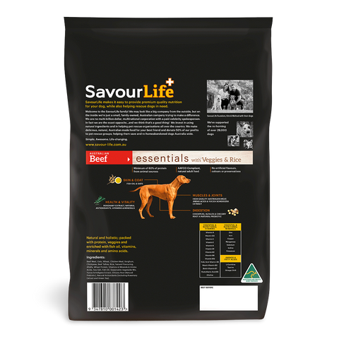 Essentials Beef Adult Dry Dog Food