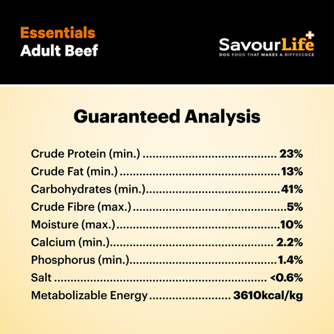 Essentials Beef Adult Dry Dog Food