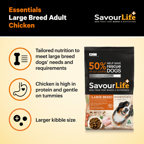 Essentials Chicken Large Breed Adult Dry Dog Food