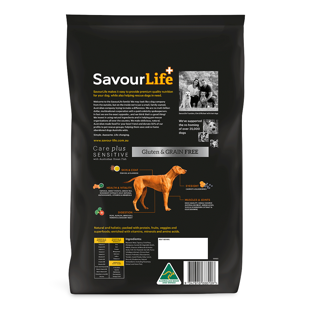 Sensitive Australian Ocean Fish Grain Free Adult Dry Dog Food