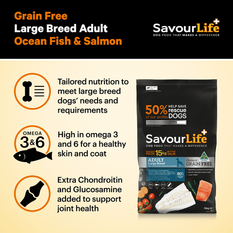 Ocean Fish Large Breed Grain Free Adult Dry Dog Food