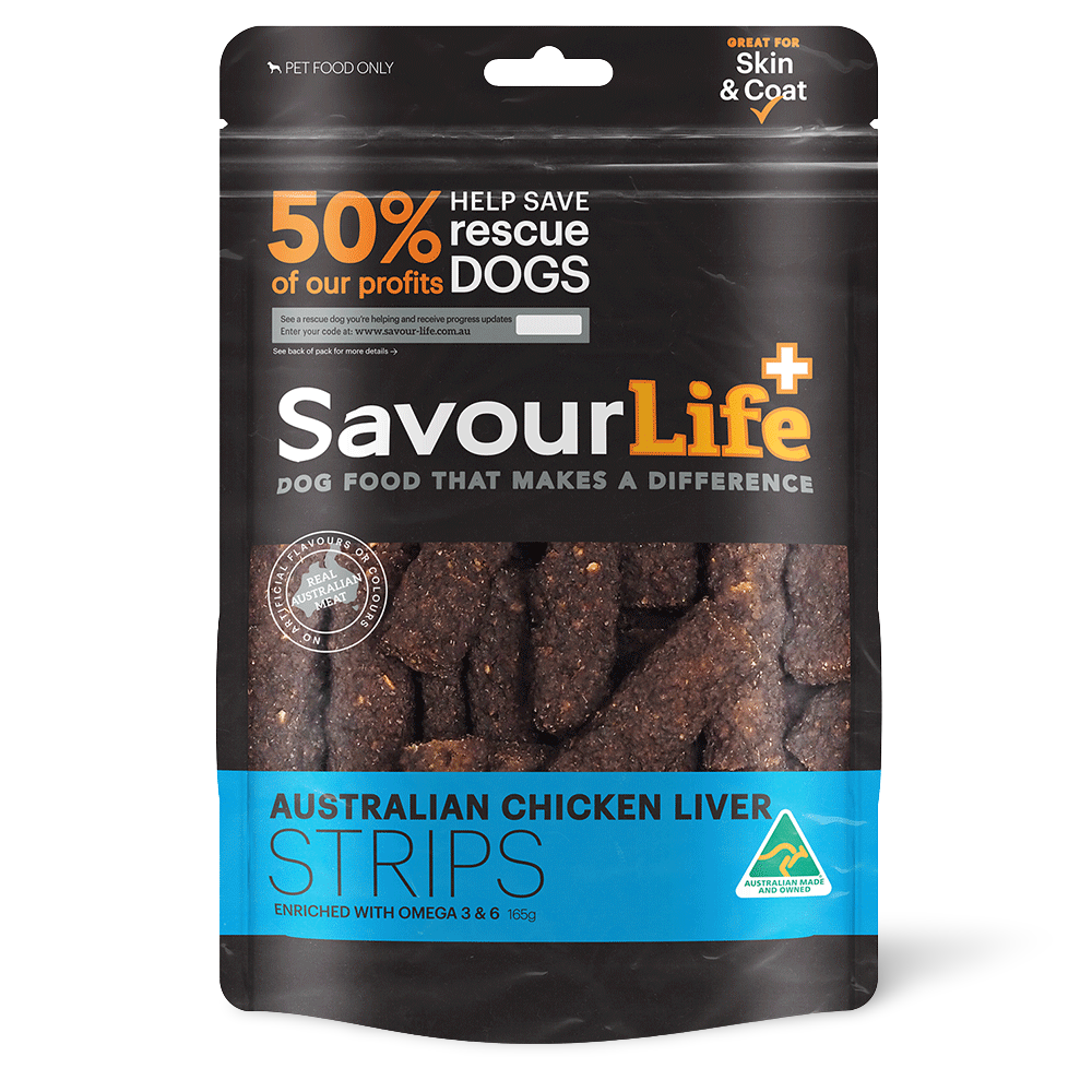 Chicken Liver Strips Dog Treats