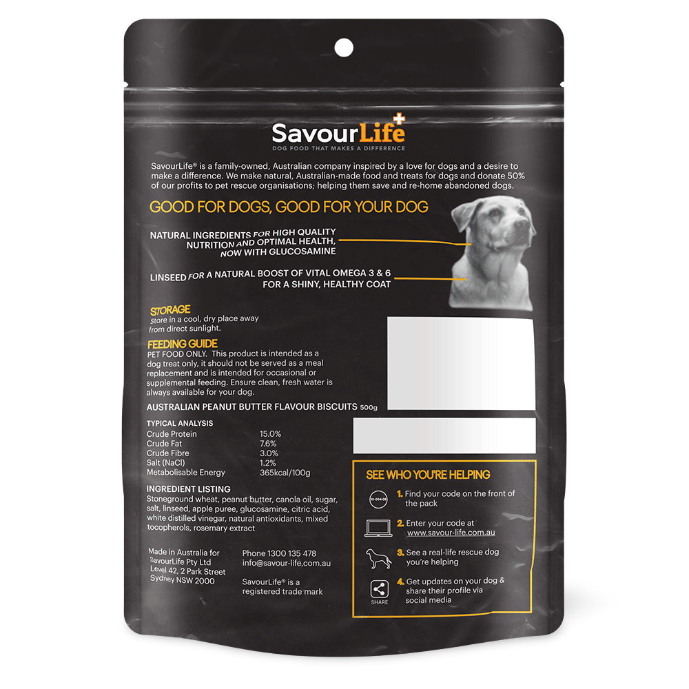 Peanut Butter Flavour Flavoured Biscuits