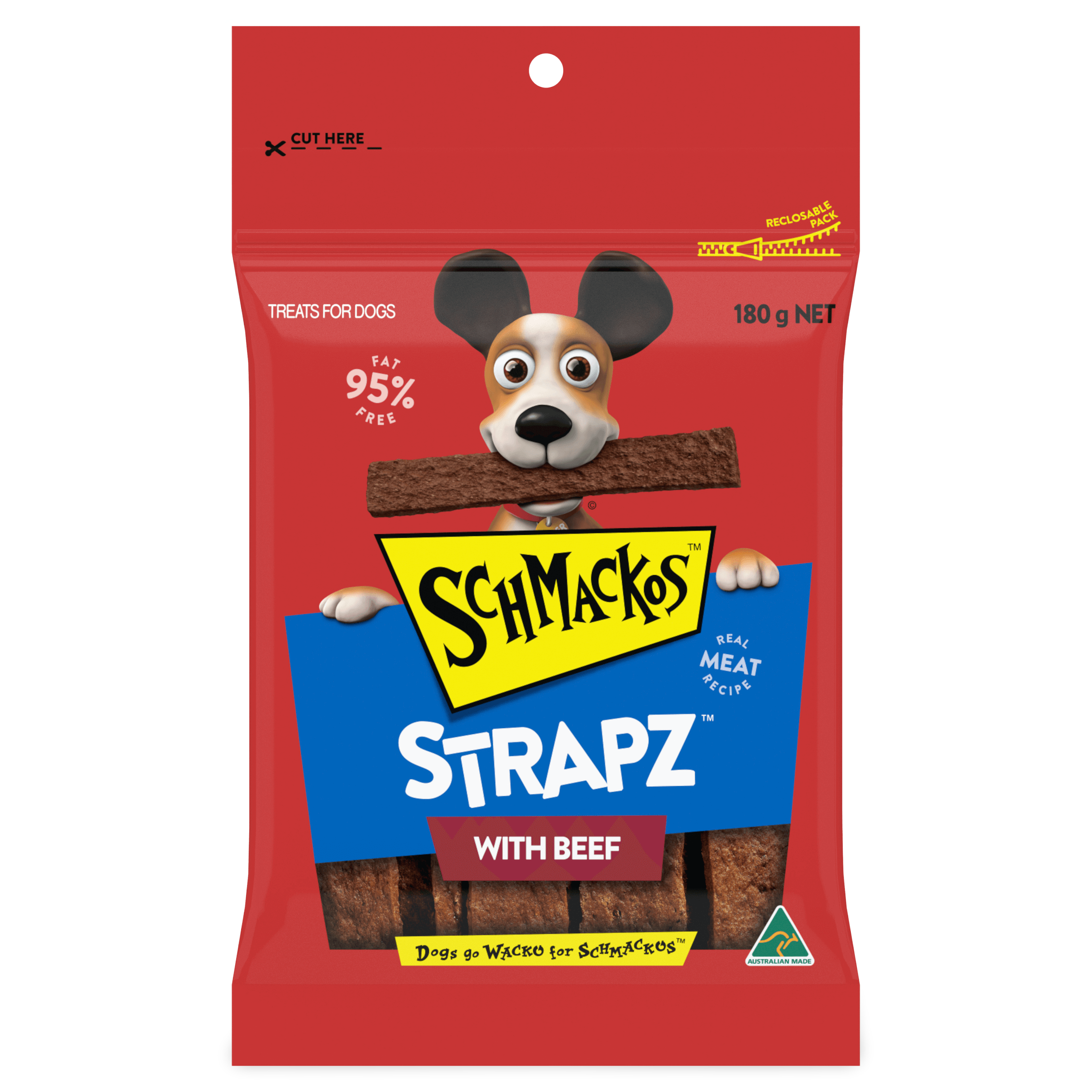Strapz Beef Flavour Dog Treats