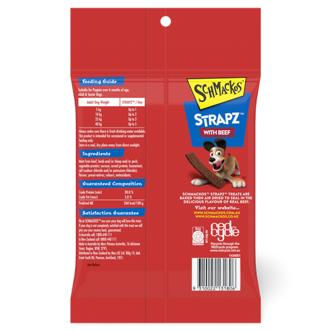Strapz Beef Flavour Dog Treats