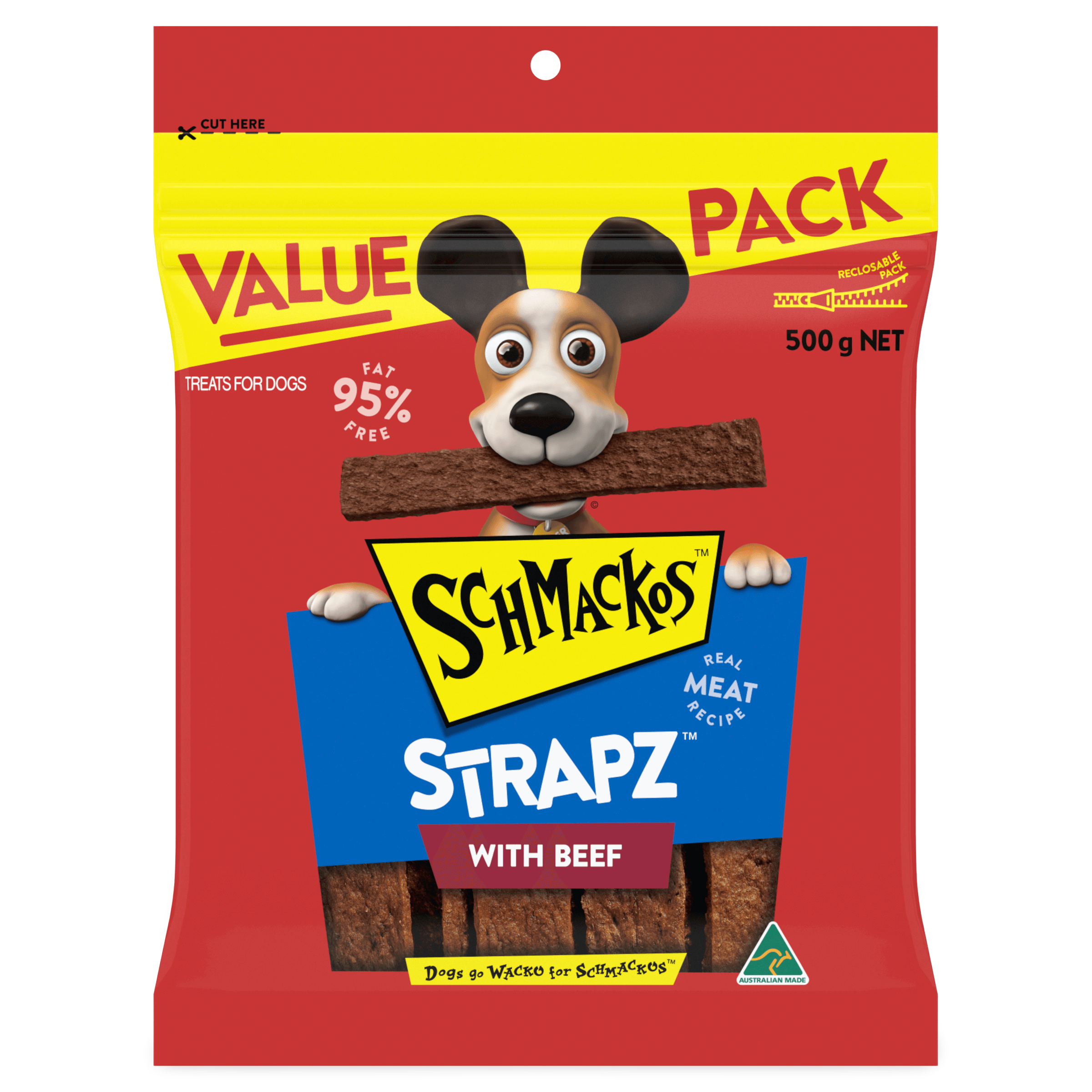 Strapz Beef Flavour Dog Treats