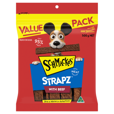 Strapz Beef Flavour Dog Treats