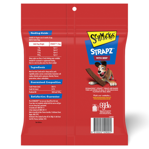 Strapz Beef Flavour Dog Treats