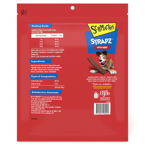 Strapz Beef Flavour Dog Treats