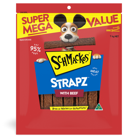 Strapz Beef Flavour Dog Treats