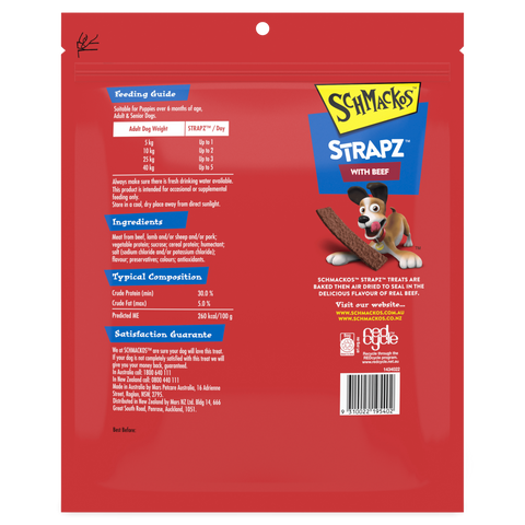 Strapz Beef Flavour Dog Treats