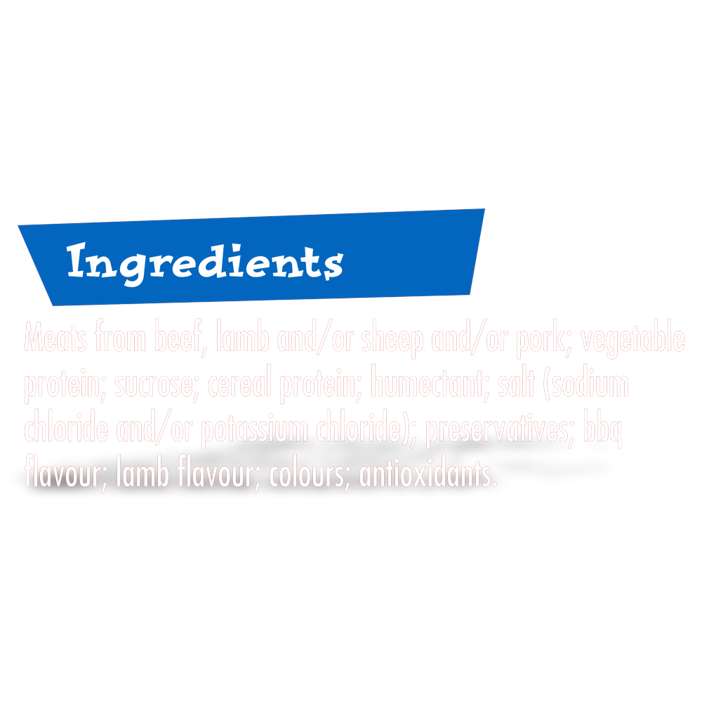 Strapz Dog Treat Bbq Lamb