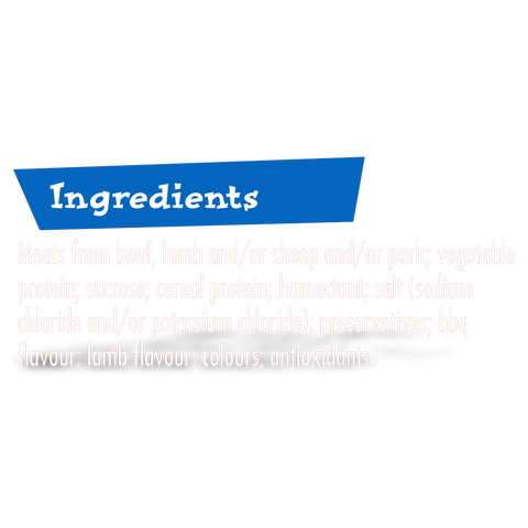Strapz Dog Treat Bbq Lamb