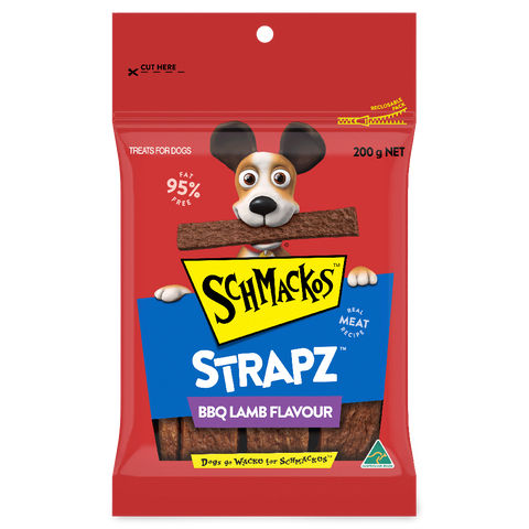 Strapz Dog Treat Bbq Lamb