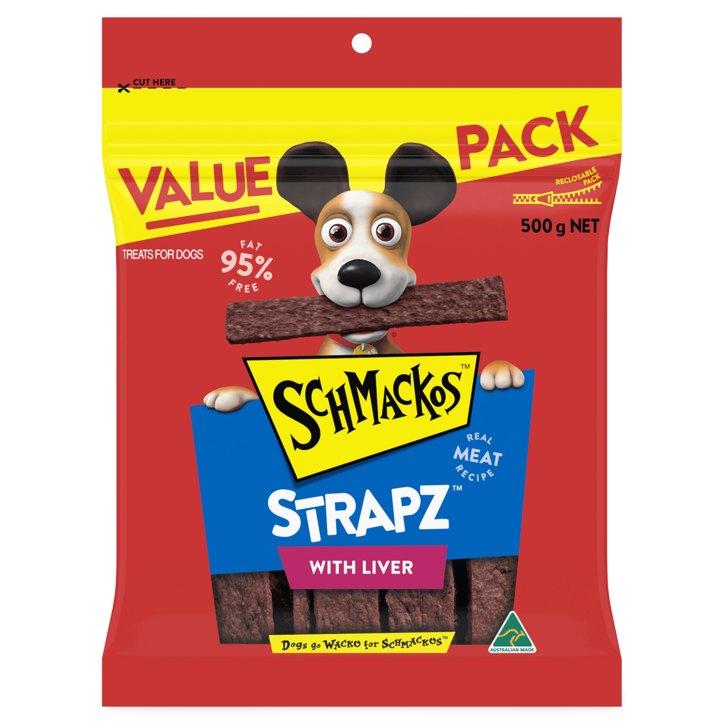 Strapz Liver Flavour Dog Treats