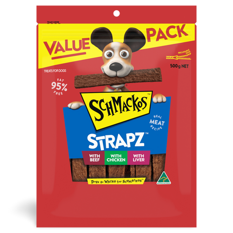Strapz Variety Pack Chicken Beef Liver Dog Treats
